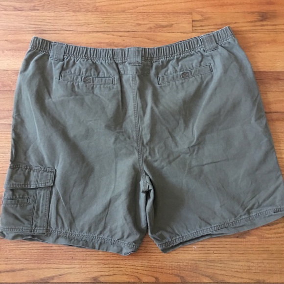 Saddlebred Mens Brown Cargo Shorts Size 